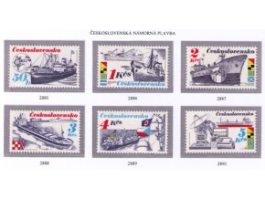 ČS 1989 / 2885-2890 / Čs. námorné lode **