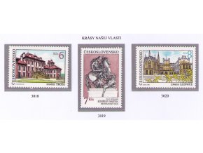 ČS 1992 / 3018-3020 / Krásy našej vlasti **