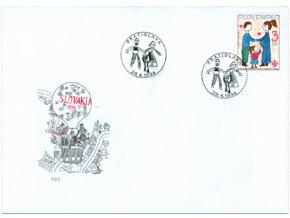 SR 1994 / 027 / Medzinárodný rok rodiny FDC