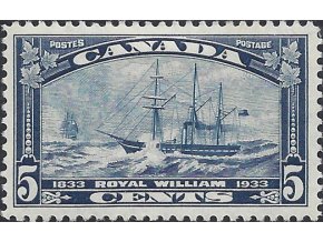 Kanada 1933 / 0174 100. výr. preplávania Atlantiku lode Royal William *