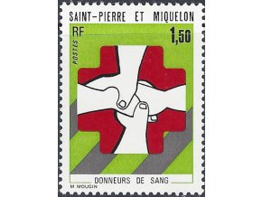 St. Pierre et Miquelon 1974 / 0498 daruj krv **