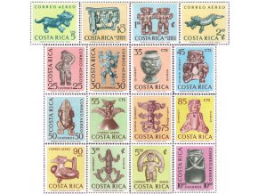 Kostarika 1963 / 0641-0656 Predkolumbovské umenie **