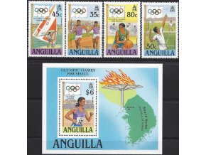 Anguilla 0782 785 + Bl 80