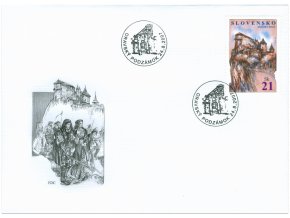 SR 2007 / 403-404 / Oravský hrad, La Rocca Guaita / FDC (2)