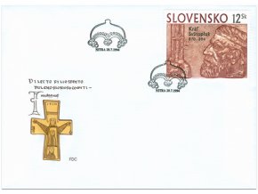 SR 1994 / 037 / Kráľ Svätopluk FDC