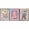ČS 1958 / 1023-1025 / Detská kresba UNESCO **