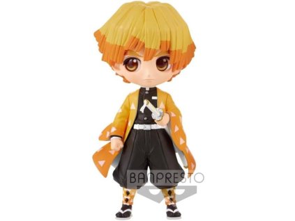 Banpresto Demon Slayer Agatsu Zenitsu Qposket figure front