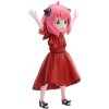 SPY X FAMILY Anya Forger Red Party Dress SEGA anime figure side (11cm)