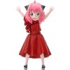 SPY X FAMILY Anya Forger Red Party Dress SEGA anime figure front (11cm)