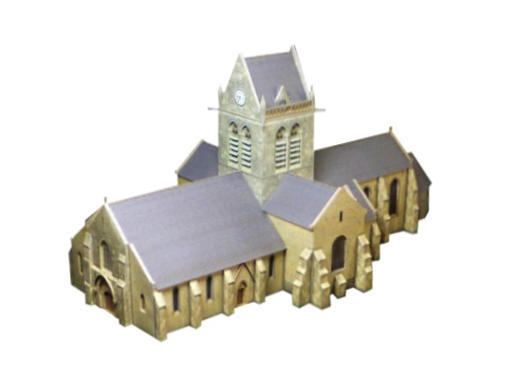 Kostel Notre-Dame de l’Assomption v Sainte-Mère-Église