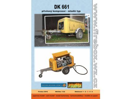 DK 661 - přívěsný kompresor