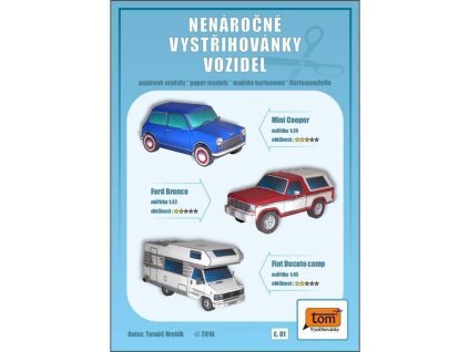 Nenáročné vystřihovánky vozidel