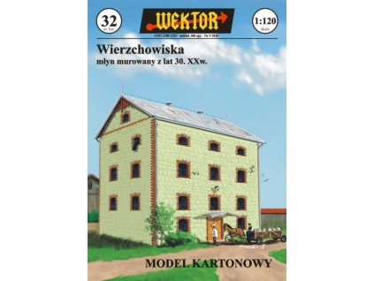 Wierzchowiska - zděný mlýn z 30. let 20. století