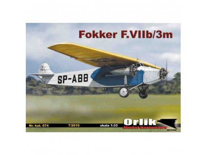 Fokker F.VIIb/3m - dopravní