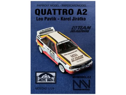 Audi Quattro A2 - Leo Pavlík - Rallye Tatry 1985