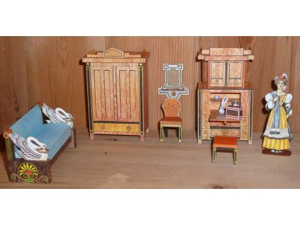 Na návštěvě u prababičky - diorama