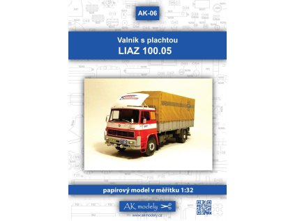 LIAZ 100.05 - valník s plachtou