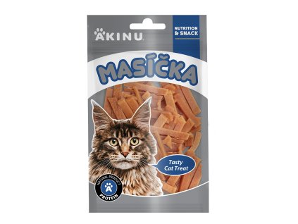 Akinu MASÍČKA Králičí nudličky pamlsek pro kočky 50 g