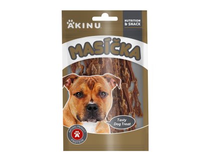 Akinu MASÍČKA Hovězí stripsy pamlsek pro psy 75 g