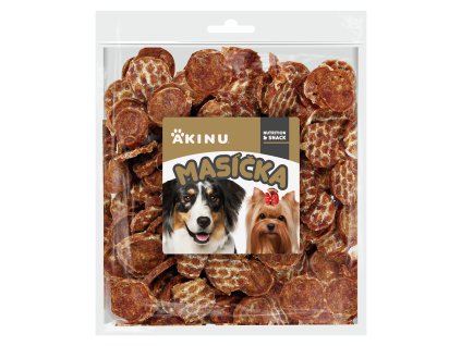 Akinu MASÍČKA Kachní chipsy pamlsek pro psy 300 g