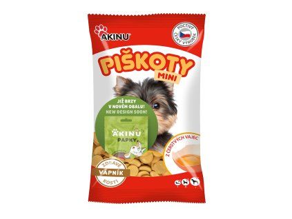 Akinu Mini sušienky s vápnikom pre psov 120 g