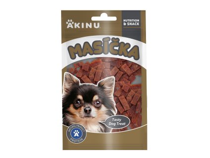 Akinu MASÍČKA Králičí pásky pamlsek pro psy 75 g