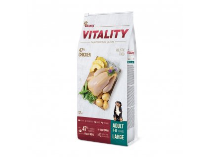Akinu VITALITY Kuřecí granule krmivo pro psy velkých plemen 12 kg
