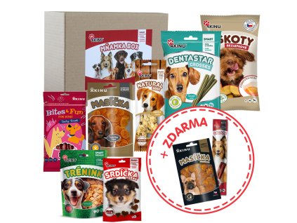 Akinu MŇAMKA BOX Pamlskový balíček pro psy