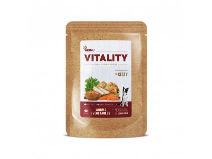 Akinu VITALITY Hmyzí vývar kapsa pro psy na cesty 200 g