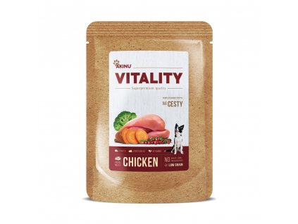 Akinu VITALITY na cesty kuřecí pro psy 300 g