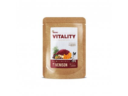 Akinu VITALITY Zvěřinová kapsička pro psy na cesty 150 g