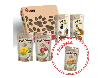 Akinu HAPPY BOX Pamlsky pro hlodavce