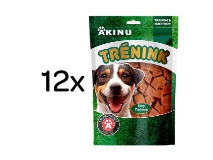 Akinu Trénink Lososové kostky pamlsek pro psy 12 x 120 g