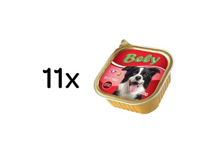Akinu BELY Hovězí & játra paštika pro psy 11 x 150 g