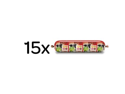 Akinu BELY Salám pro psy 15 x 1 kg