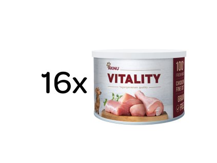 Akinu VITALITY Kuře jemně krájené 16 x 200 g