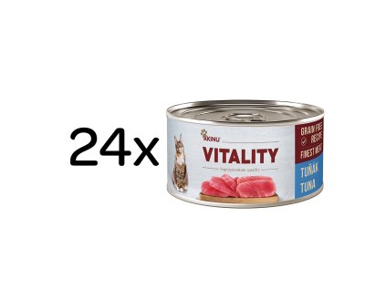 Akinu VITALITY Tuňák konzerva pro kočky 24 x 70 g