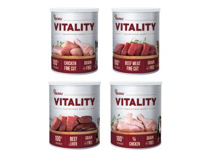 Akinu VITALITY konzervy MIX pro psy