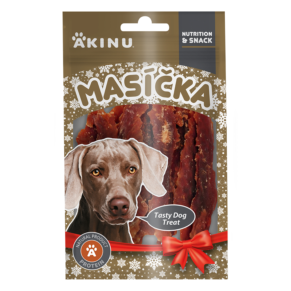 Akinu MASÍČKA Kachní prsíčka pamlsek pro psy 75 g