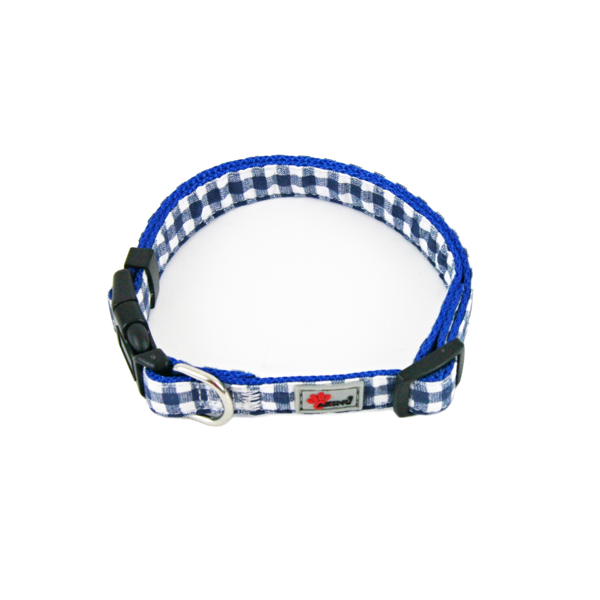 Akinu obojek nylon BASIC modrý 2x45-55cm