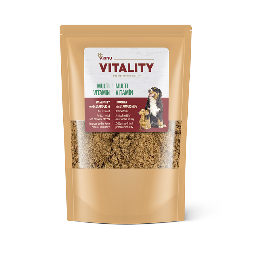 Akinu VITALITY Multivitamín doplněk stravy pro psy 250 g