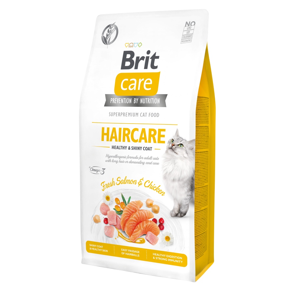 Brit Care Cat GF Haircare Healthy&Shiny Coat 7kg