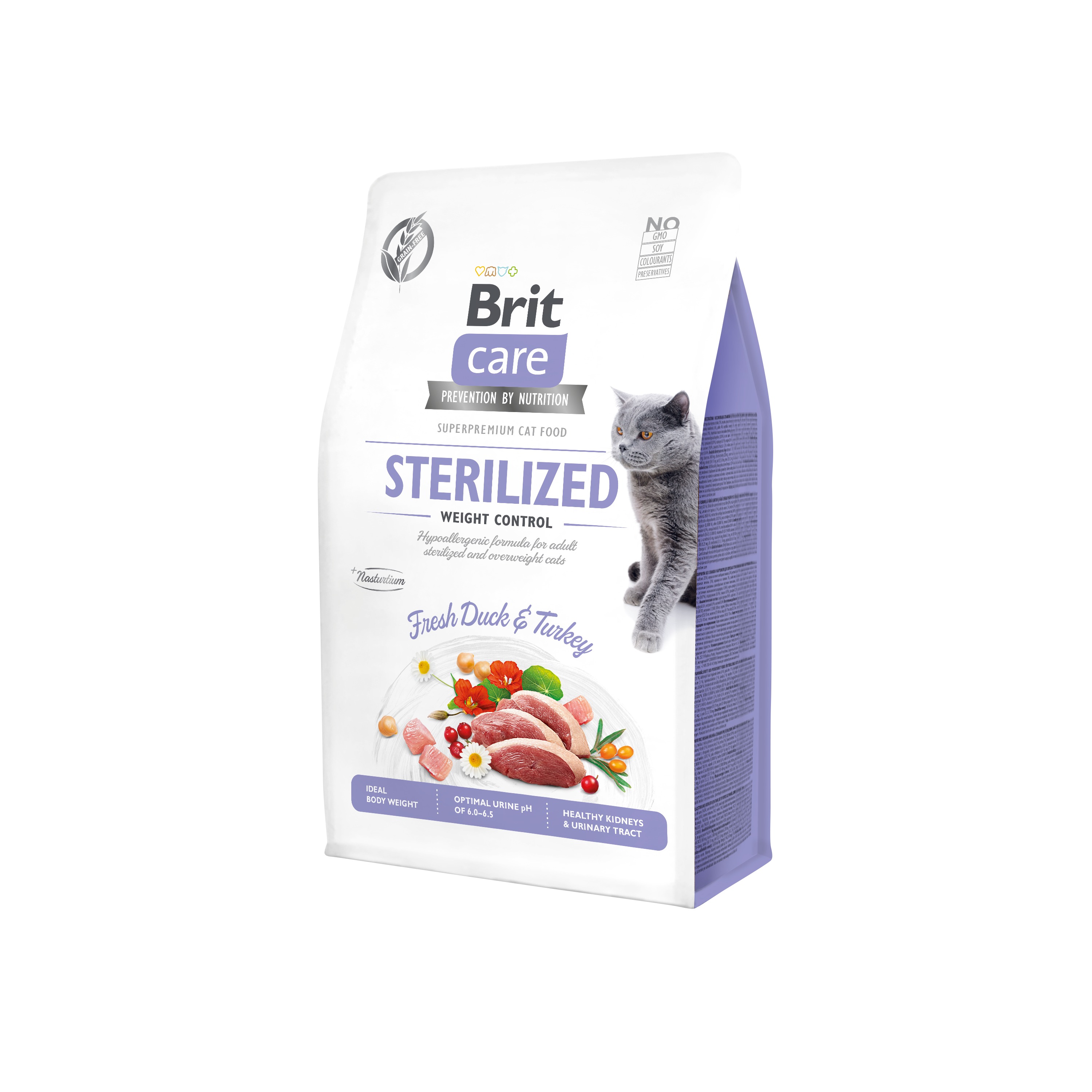 Brit Care Cat GF Sterilized Weight Control, 0,4kg