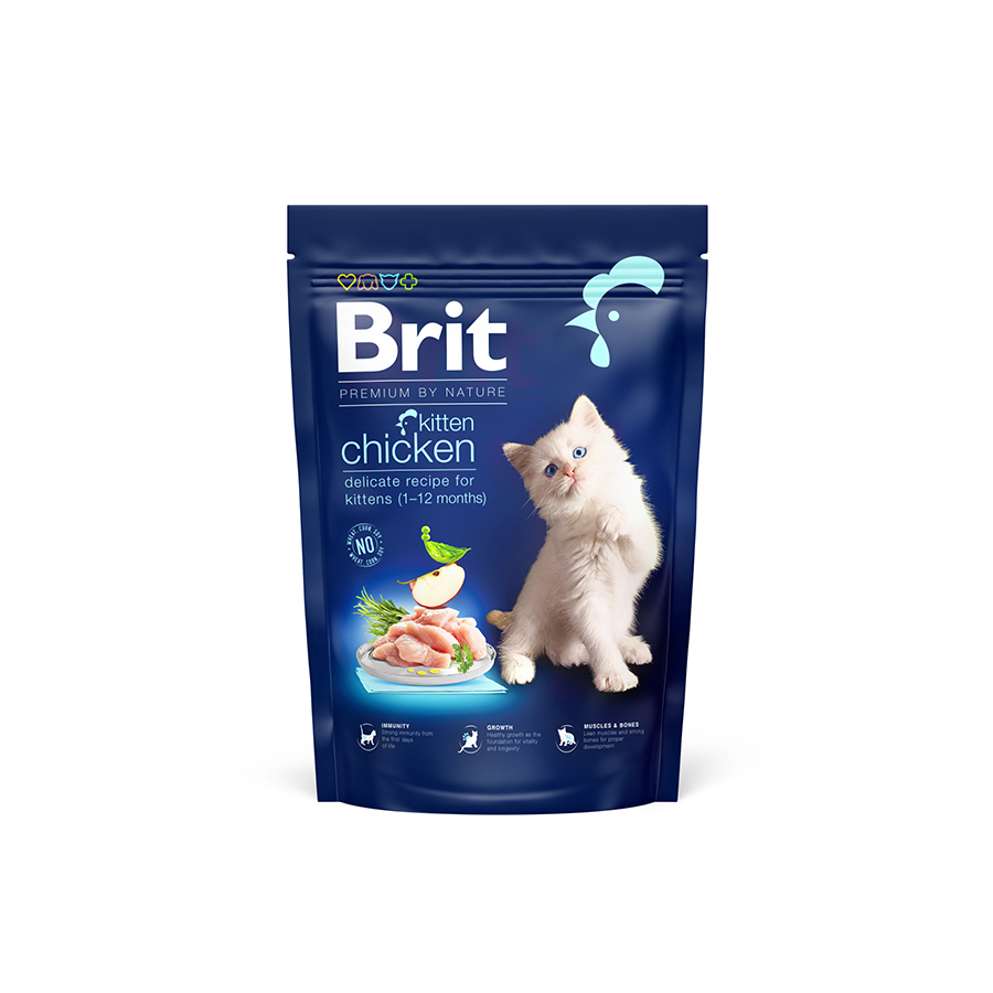 Brit Premium Cat by Nature Kitten Chicken 800g Obrázek