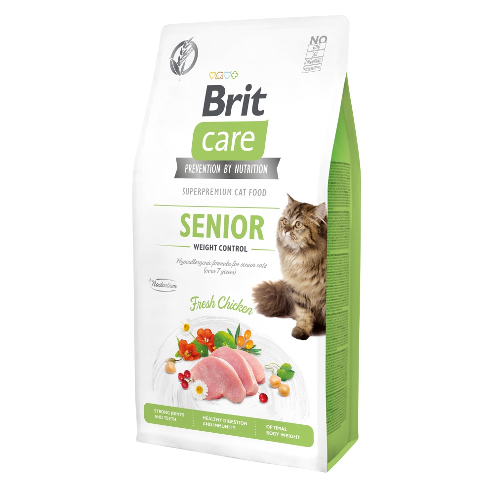 Brit Care Cat GF Senior Weight Control 7kg