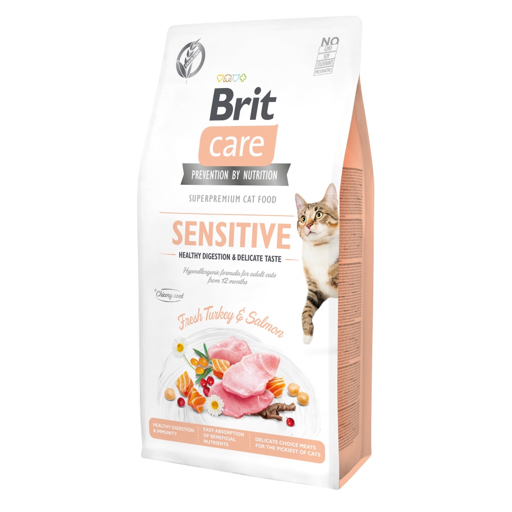 Brit Care Cat GF Sensit. Heal.Digest&Delic.Taste 7kg