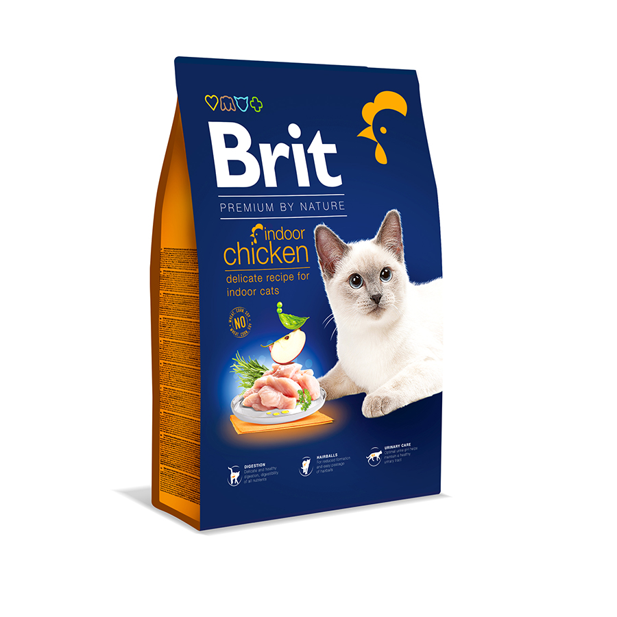 Brit Premium Cat by Nature Indoor Chicken 8 kg