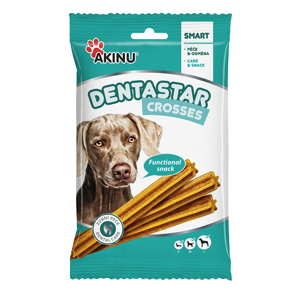 Akinu Dentastar tyčky pro psy 7ks