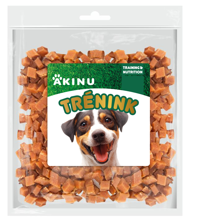 Akinu Trénink kachní kostky pro psy 400g