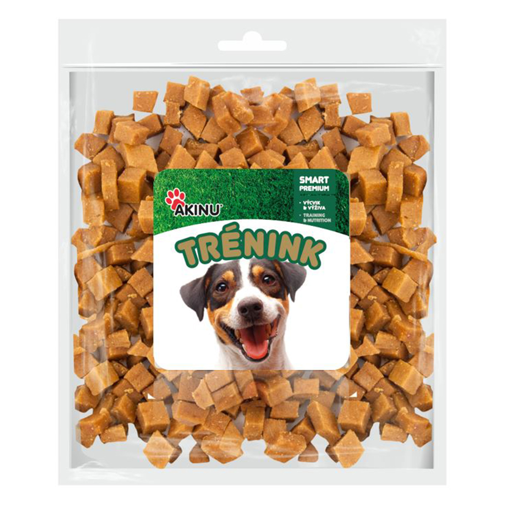 Akinu Trénink lososové kostky pro psy 400 g